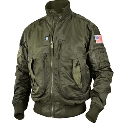 Tactical Bomber Jacket (OD)(Talla XL)