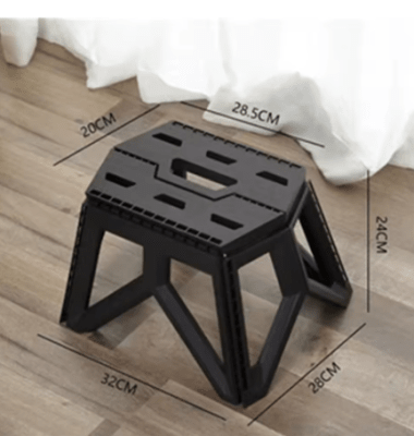 Banquillo Plegable (Negro)