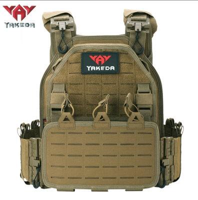YAKEDA - Chaleco Porta Placa QD VT-6094A (Coyote)