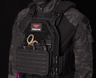 YAKEDA - Chaleco Porta Placa QD VT-6094A (Coyote)