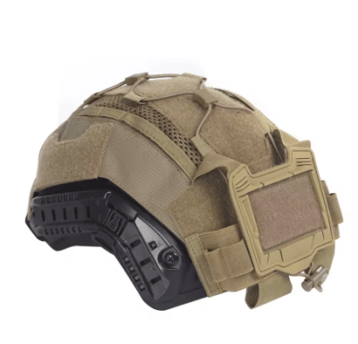 Cubre Casco Fast con Pouch Batería NVG (Coyote)