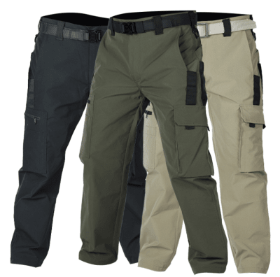 SIVI - PANTALON CARGO LIGERO SECADO RÁPIDO (NEGRO)