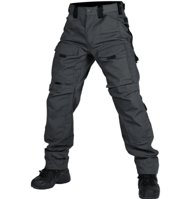 SIVI - PANTALON DE COMBATE (NEGRO)