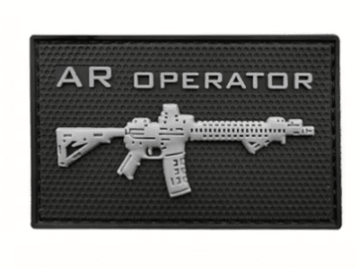 PARCHE - AR OPERATOR (Negro/Gris)