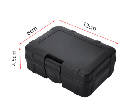 YAKEDA - Caja Rigida 12x8x4.5CM (Negro)