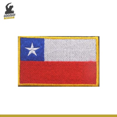 Parche Chile (Borde amarillo)(CH06)