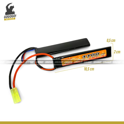 VICTORY BATTERY POWER - 7.4v 15c 1100mah Nunchuck (Tamiya)