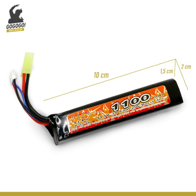 VICTORY BATTERY POWER - 11.1v 20c 1100mah Buffertube (Tamiya)