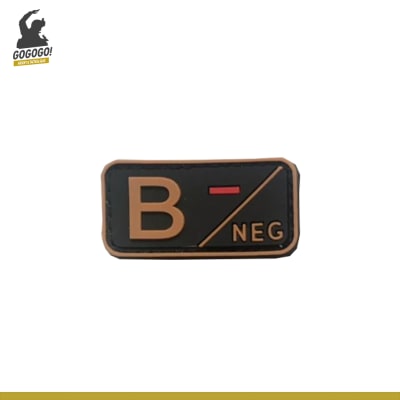 PARCHE B-NEG 2.5x5 cm.