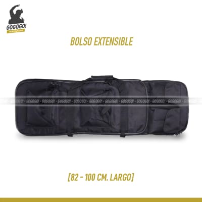 Bolso Porta Réplica Extensible 82-100 cm. (Negro)