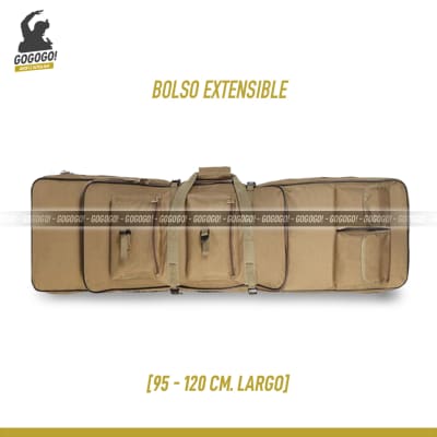 Bolso Porta Réplica Extensible 95-120 cm. (Coyote)