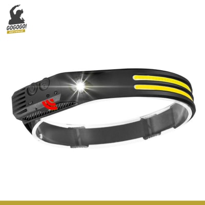 COBA - Linterna LED de Cabeza tipo cintillo con Sensor   