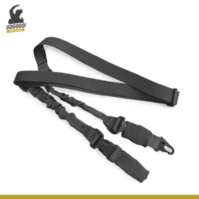 Correa Dos Puntas con Hebilla Liberación Rápida (Negro)