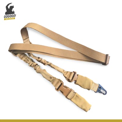 Correa Dos Puntas con Hebilla Liberación Rápida (Coyote)