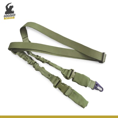 Correa Dos Puntas con Hebilla Liberación Rápida (Verde)