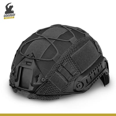 Cubre Casco Fast con Elástico (Negro)