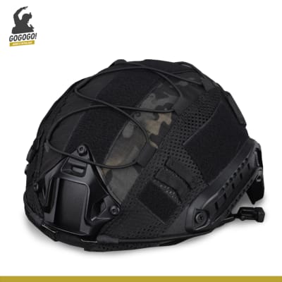 Cubre Casco Fast con Elástico (Multicam Black)