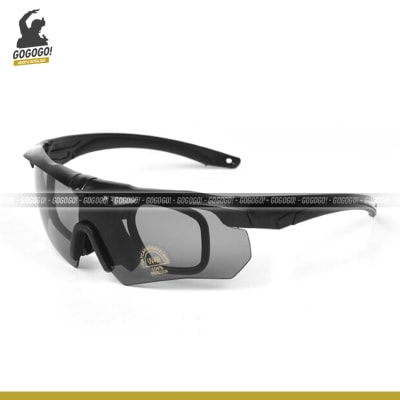Gafas Crossbow 3 Micas (Negro)