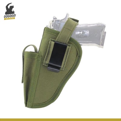 Funda Interna Universal Ambidiestra con Porta-Cargador (Verde)
