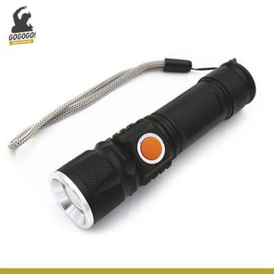 Linterna Recargable LED USB 11cm.