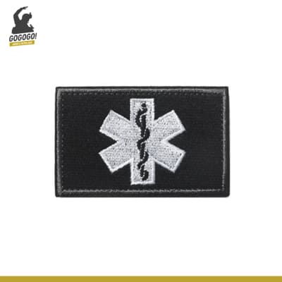 PARCHE Bandera Cruz de la Vida (Negro)