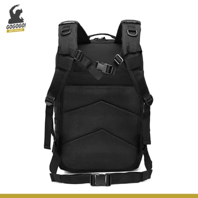 Mochila 50 lts. Parche USA (Negro)