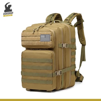 Mochila 50 lts. Parche USA (Coyote)