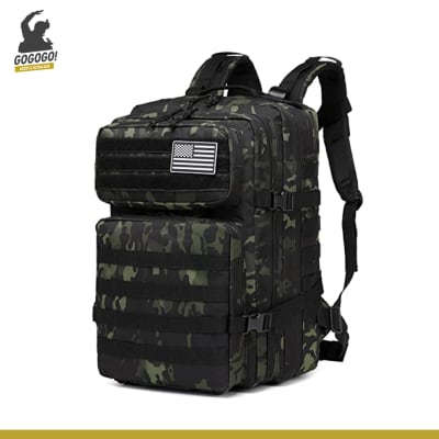Mochila 50 lts. Parche USA (Multicam Black)