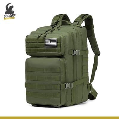 Mochila 50 lts. Parche USA (Verde)