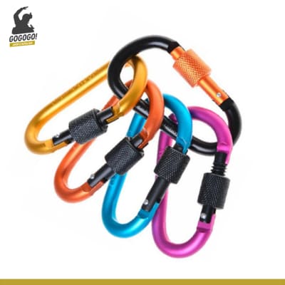 Mosquetón Aluminio 8 cm.