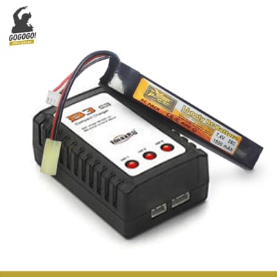 GO PACK! Pack IMAX Cargador B3 LIPO + Bateria Zop Power - 7.4V 25C 1500MAH