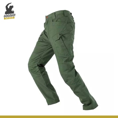 Pantalón Táctico Cargo Dril (Verde)