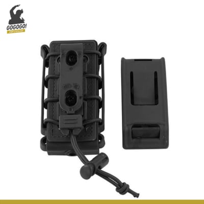 Pouch Magazine Scorpion Shape Soft Shell 9MM/.45 (Negro)