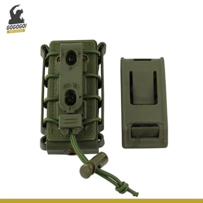 Pouch Magazine Scorpion Shape Soft Shell 9MM/.45 (Verde)