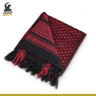 Shemagh (Negro/Rojo)