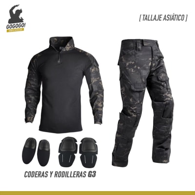 Set Uniforme de Combate (Multicam Black)