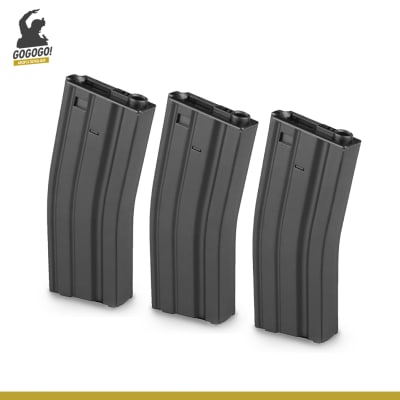 GO PACK! - X3 Mag Specna Arms HICAP Full Metal (Negro)