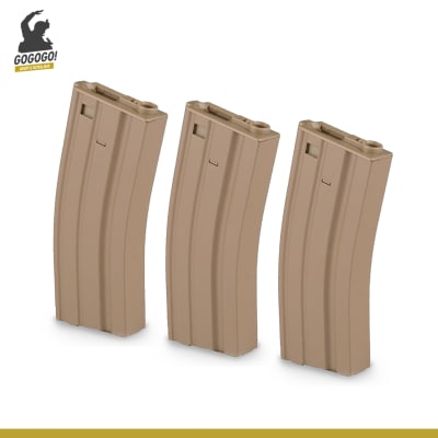 GO PACK! - X3 Mag Specna Arms HICAP Full Metal (Tan)
