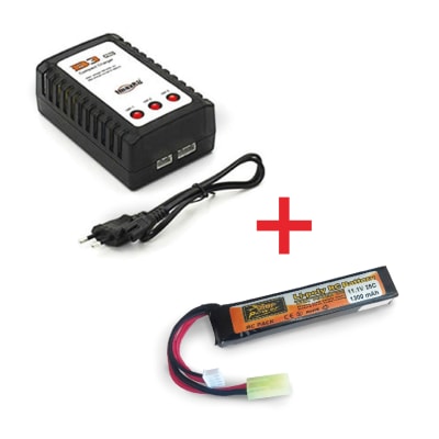 GO PACK! Pack IMAX Cargador B3 LIPO + Bateria Zop Power - 11.1V 25C 1300MAH