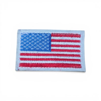 Parche Bandera USA (Borde Blanco)