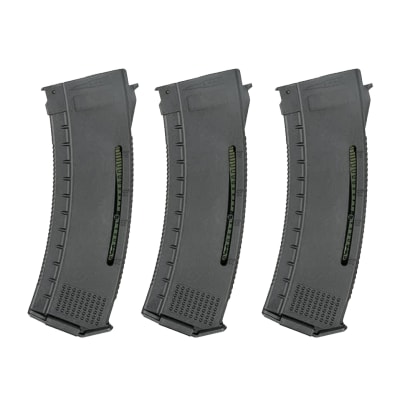 GO PACK! - X3 Mag ARCTURUS AK Windowed Variable-Cap 30/130RDS EMM (Negro)