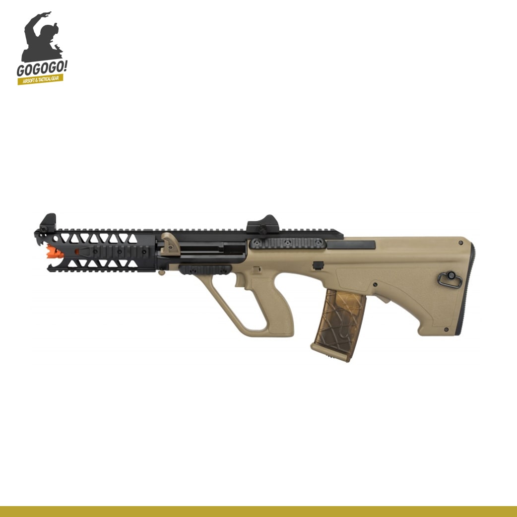 Army Armament - AUG 7″ Raptor AEG - Tan | GO GO GO Airsoft & Tactical Gear