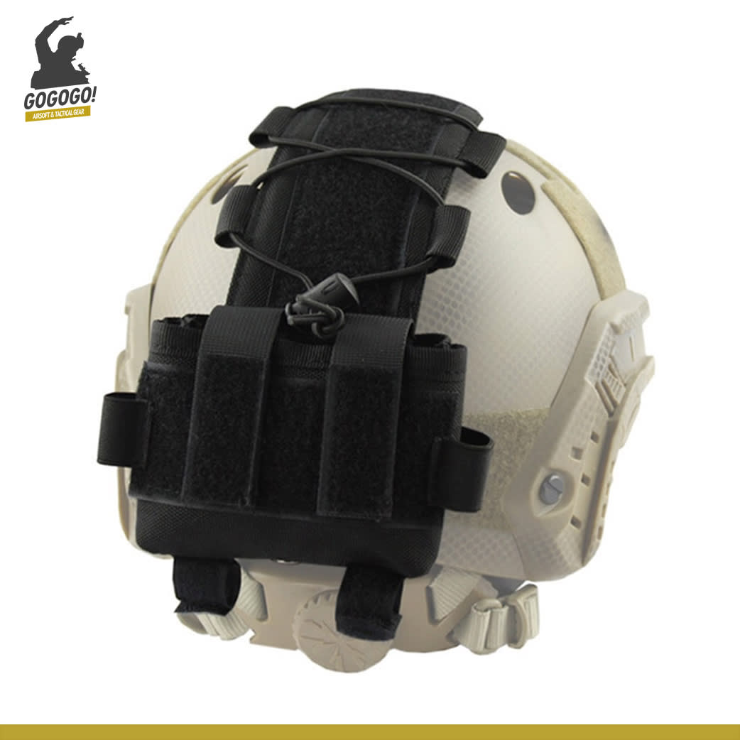 Pouch Helmet (Negro) GO GO GO Airsoft & Tactical Gear
