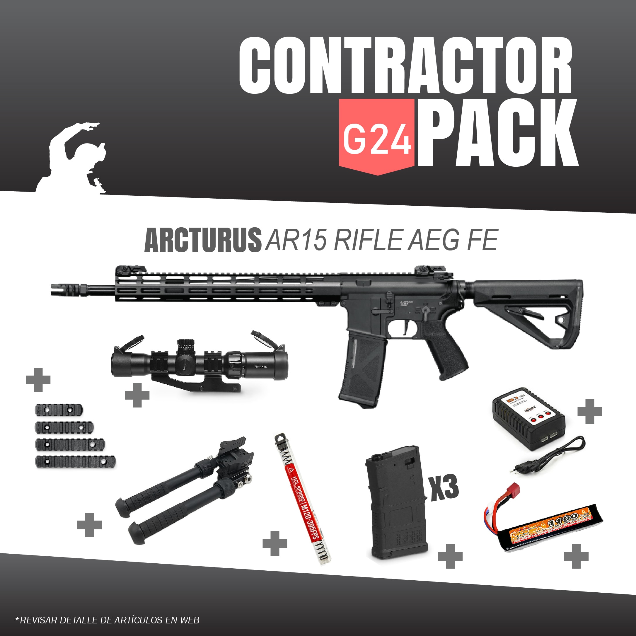 CONTRACTOR PACK - G24 | GO GO GO Airsoft & Tactical Gear