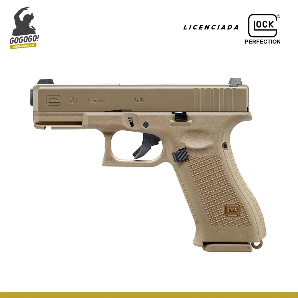 UMAREX - Glock 19X GBB GREEN GAS (Coyote) | GO GO GO Airsoft