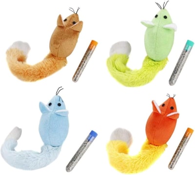 Juguete felpa con catnip