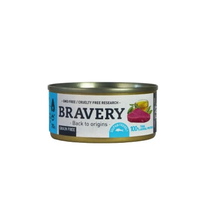 Lata bravery tuna and peas Adult Cat 70gr1
