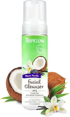 tropiclean shampoo espuma sin lagrimas cats/dogs warm vanilla1