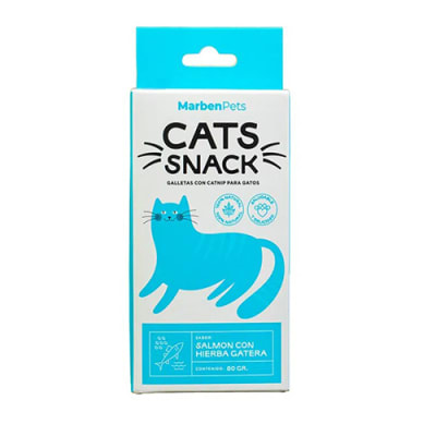 Cats snack salmon con hierba gatera