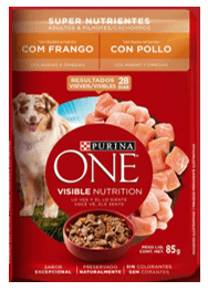 Purina One Dog Super Nutrientes Pollo Adulto&Cachorro 85 gr